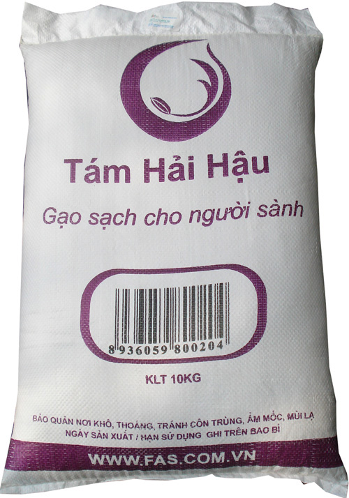 Hình ảnh túi gạo tám xoan Hải Hậu 2kg