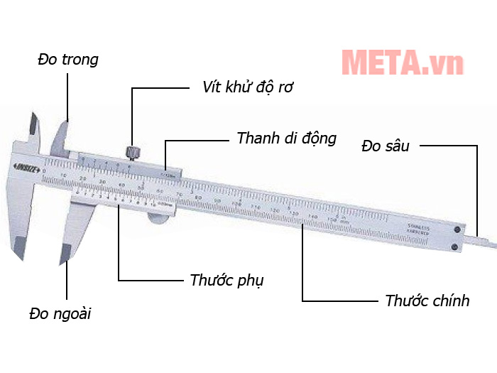 Thước cặp cơ Insize 1205-300s