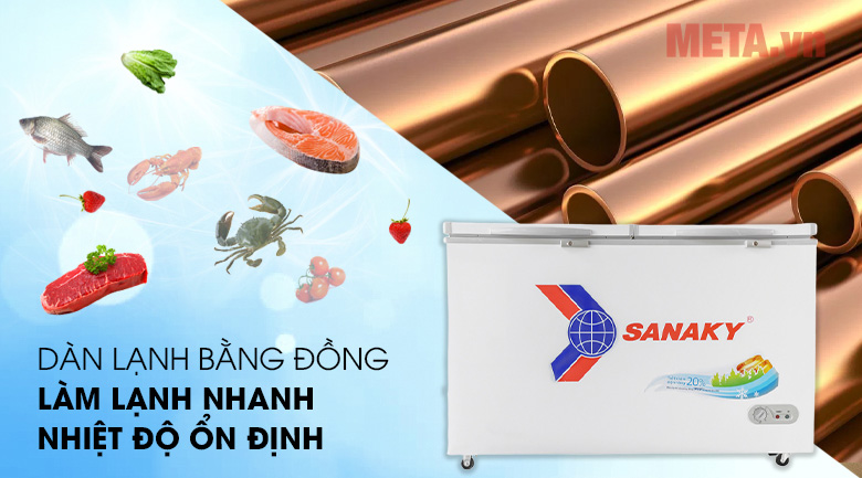 Tủ đông 2 cánh Sanaky VH-5699HY