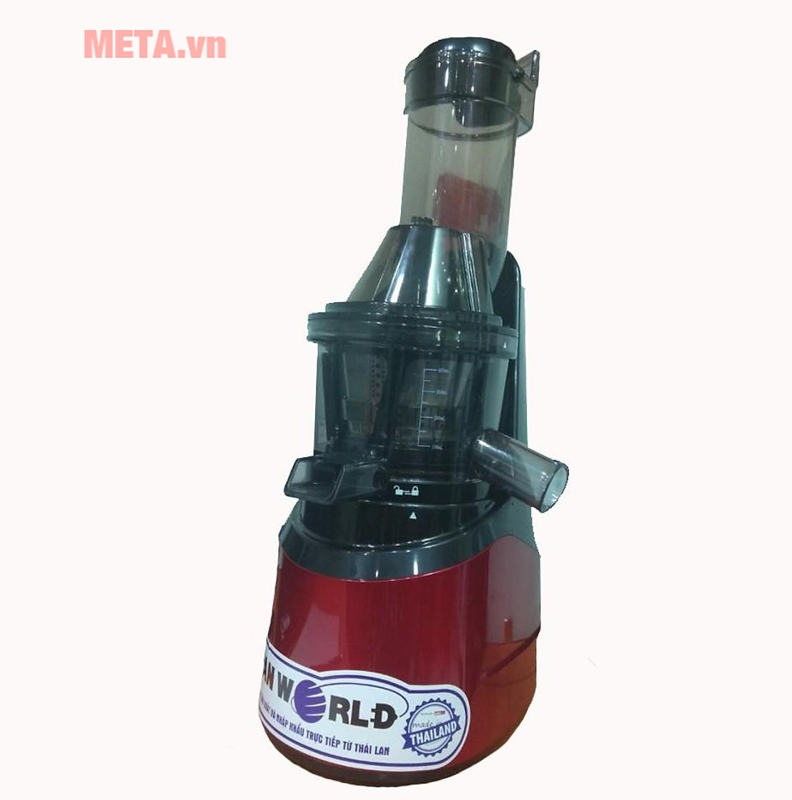 Máy ép trái cây màu đỏ