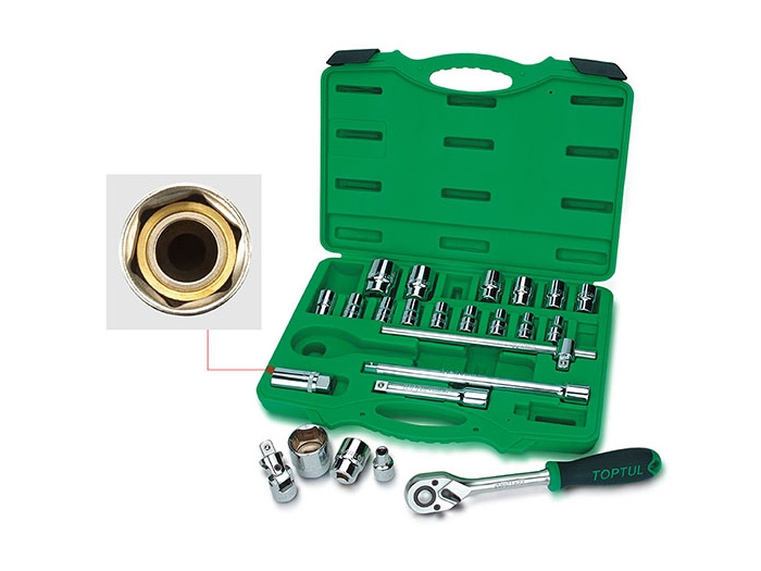 Bộ tuýp đầu 1/2" 24 chi tiết Toptul GCAI2401