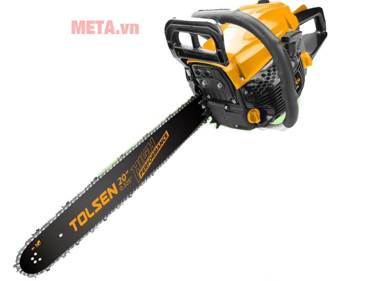 Máy cưa xích chạy xăng