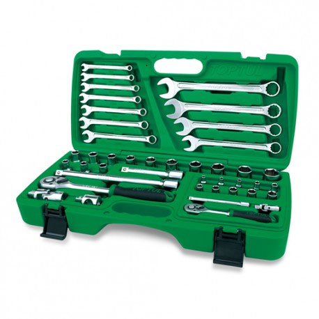 Bộ khóa, tuýp đầu 1/4" & 1/2" 42 chi tiết  Toptul GAAI4201