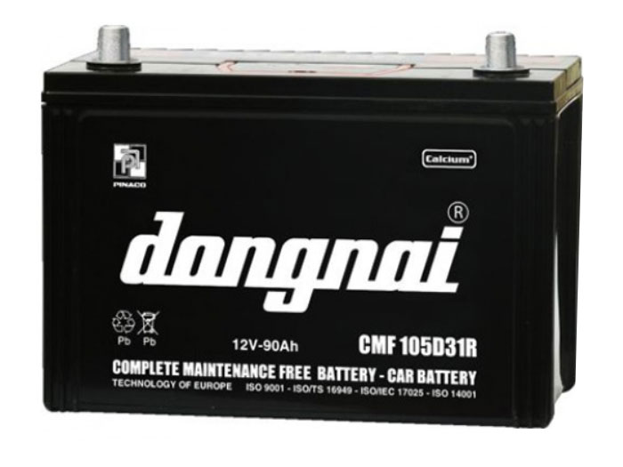 Ắc quy Đồng Nai CMF105D31R (12V / 90Ah)