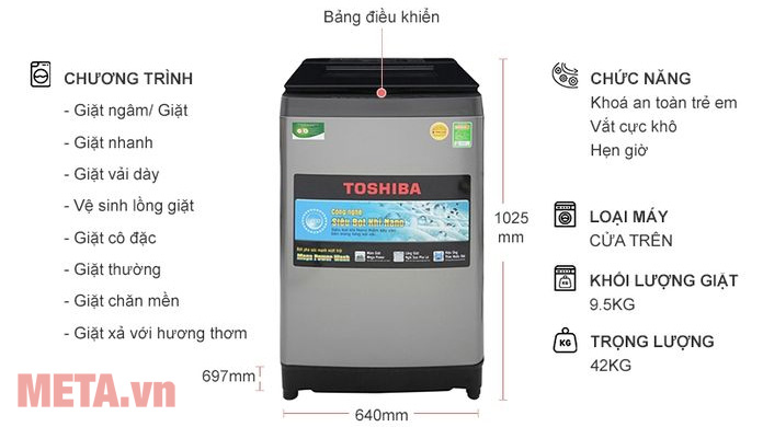 Máy giặt Toshiba 