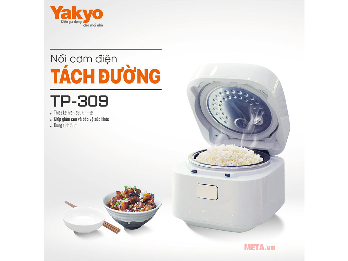 Nồi cơm điện tách đường Yakyo TP-309 