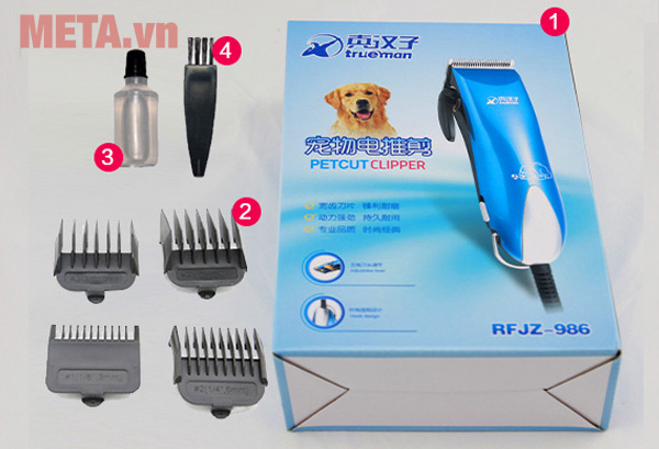 Tông đơ điện thú cưng Koria RCFD 986