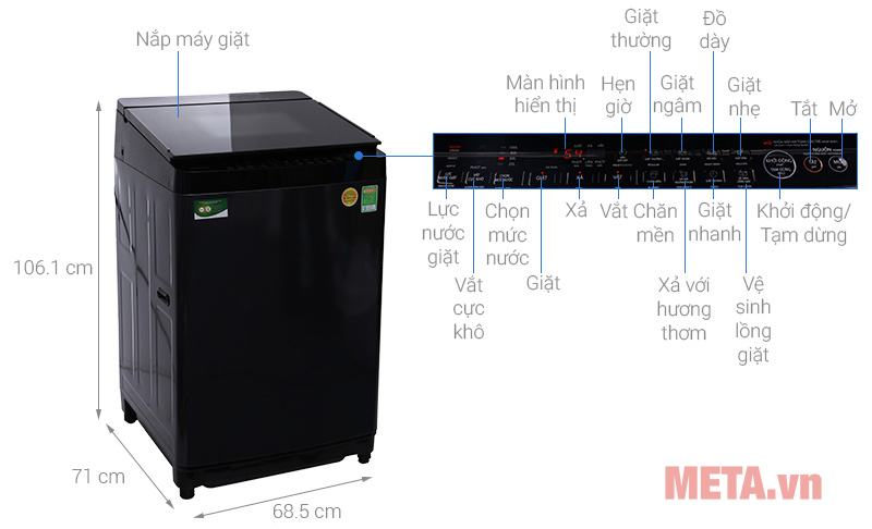 Máy giặt Toshiba AW-DUG1700WV