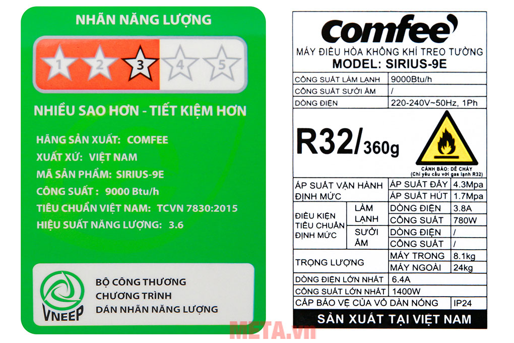 Máy lạnh 1 chiều  