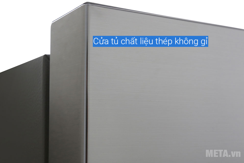 Cửa tủ được làm bằng thép không gỉ