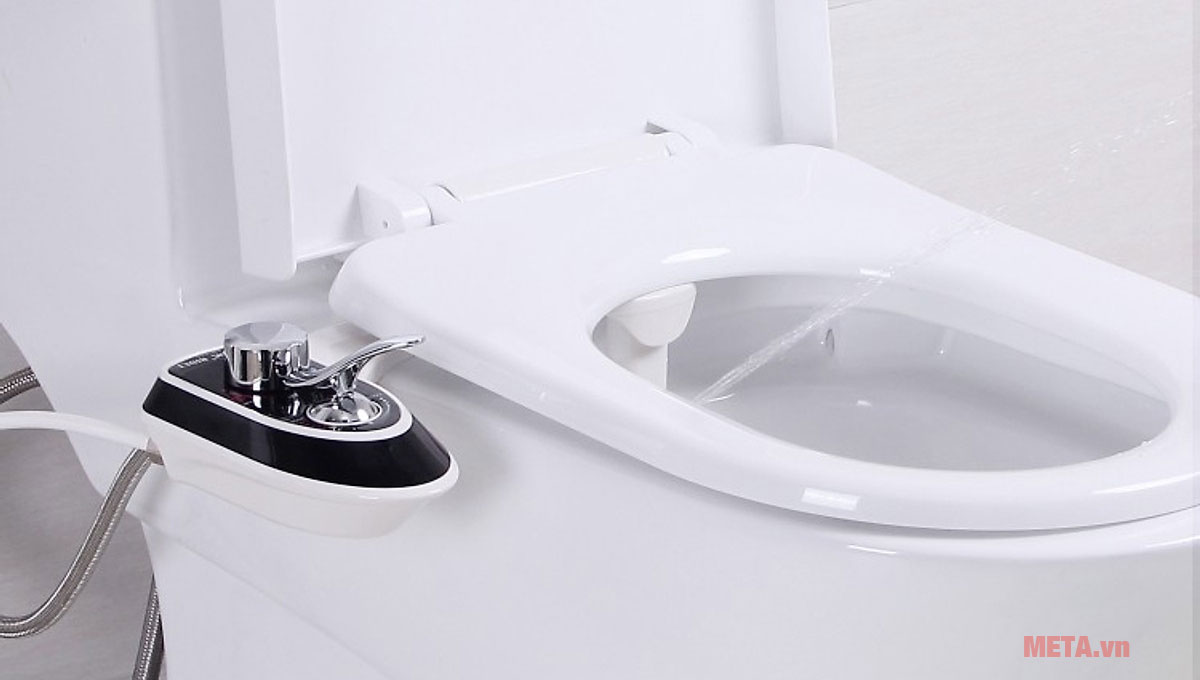 Thiết bị vệ sinh 2 vòi phun Fujishan Bidet LKB-830 dễ dàng lắp đặt