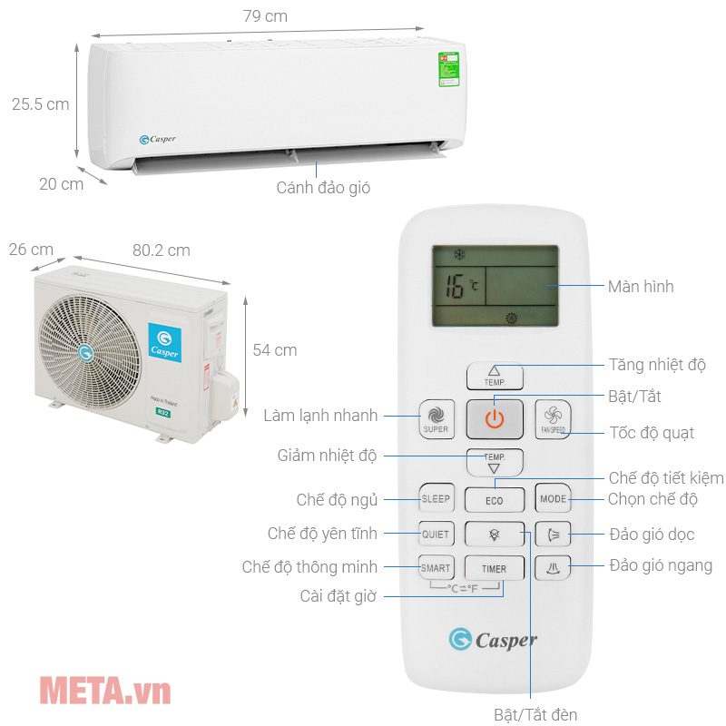 Điều hòa Casper LC-12TL32