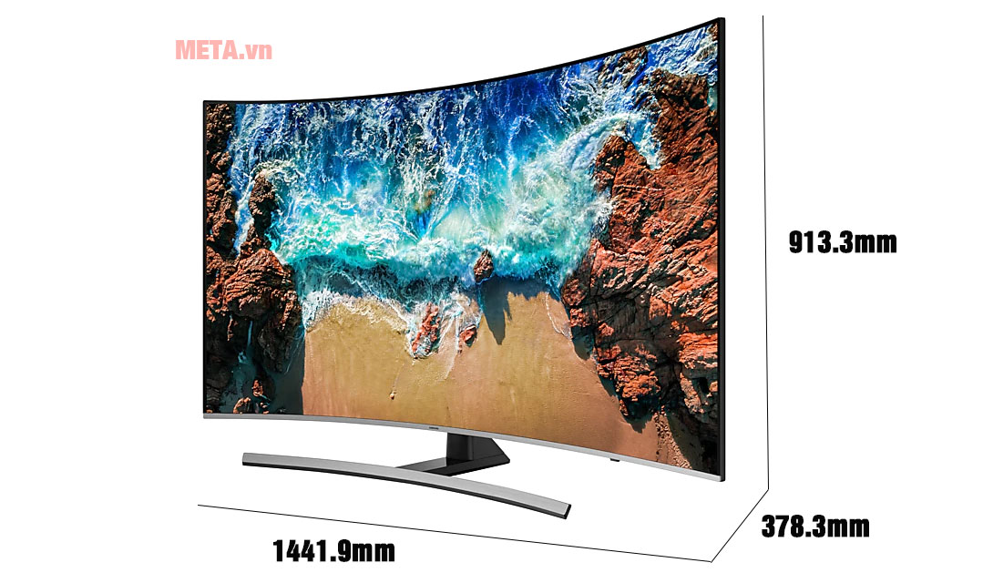 Smart Tivi Samsung 4K UA65NU8500KXXV có màn hình 65 inch