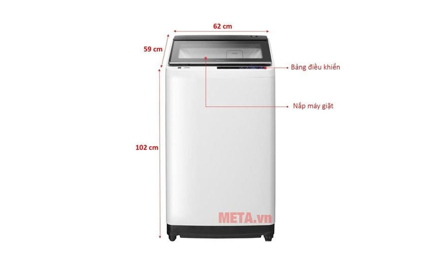 Máy giặt lồng đứng Hitachi Inverter SF-120XAV 220-VT 12kg