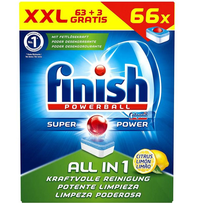 Viên rửa bát Finish All in one (110 viên)