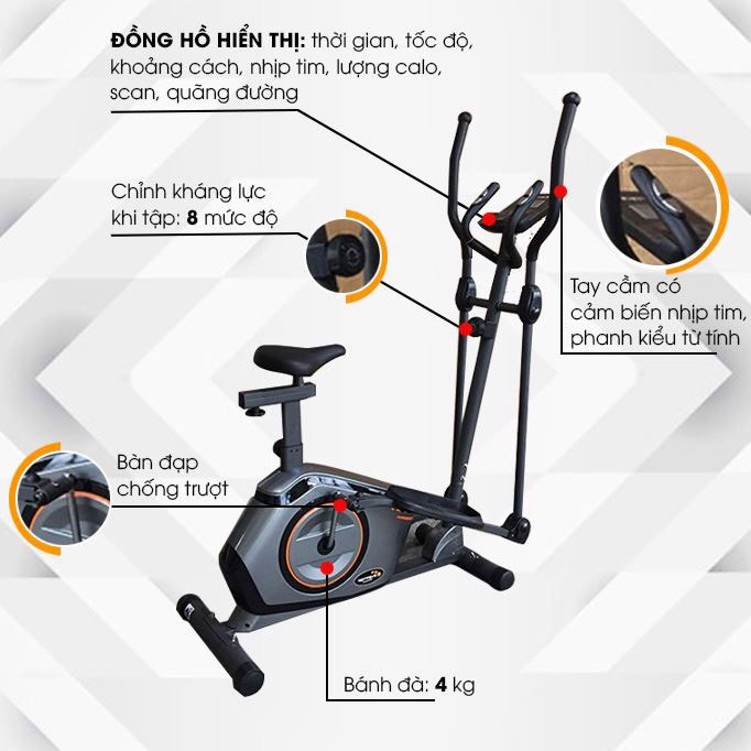 Xe đạp đa năng EVERTOP