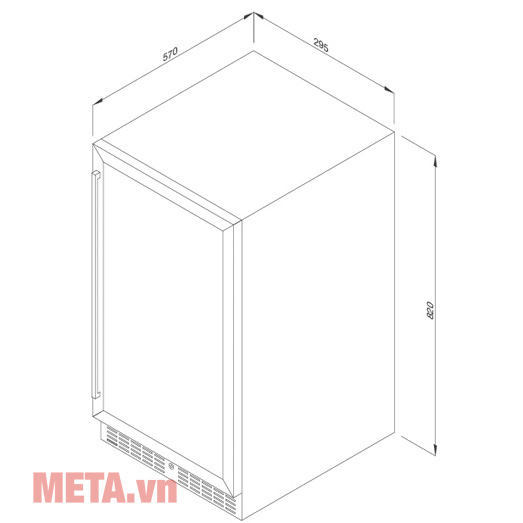 Thông số tủ rượu Malloca MWC-20BG 