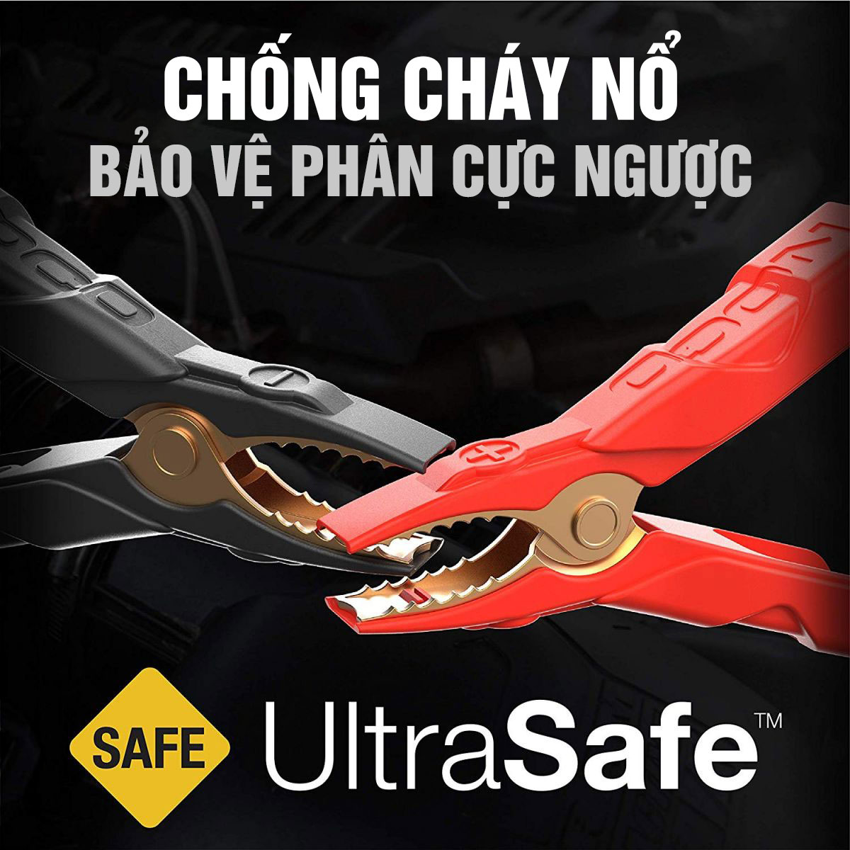 Pin dự phòng kiêm bộ khởi động xe NOCO GB70 chống cháy nổ, an toàn