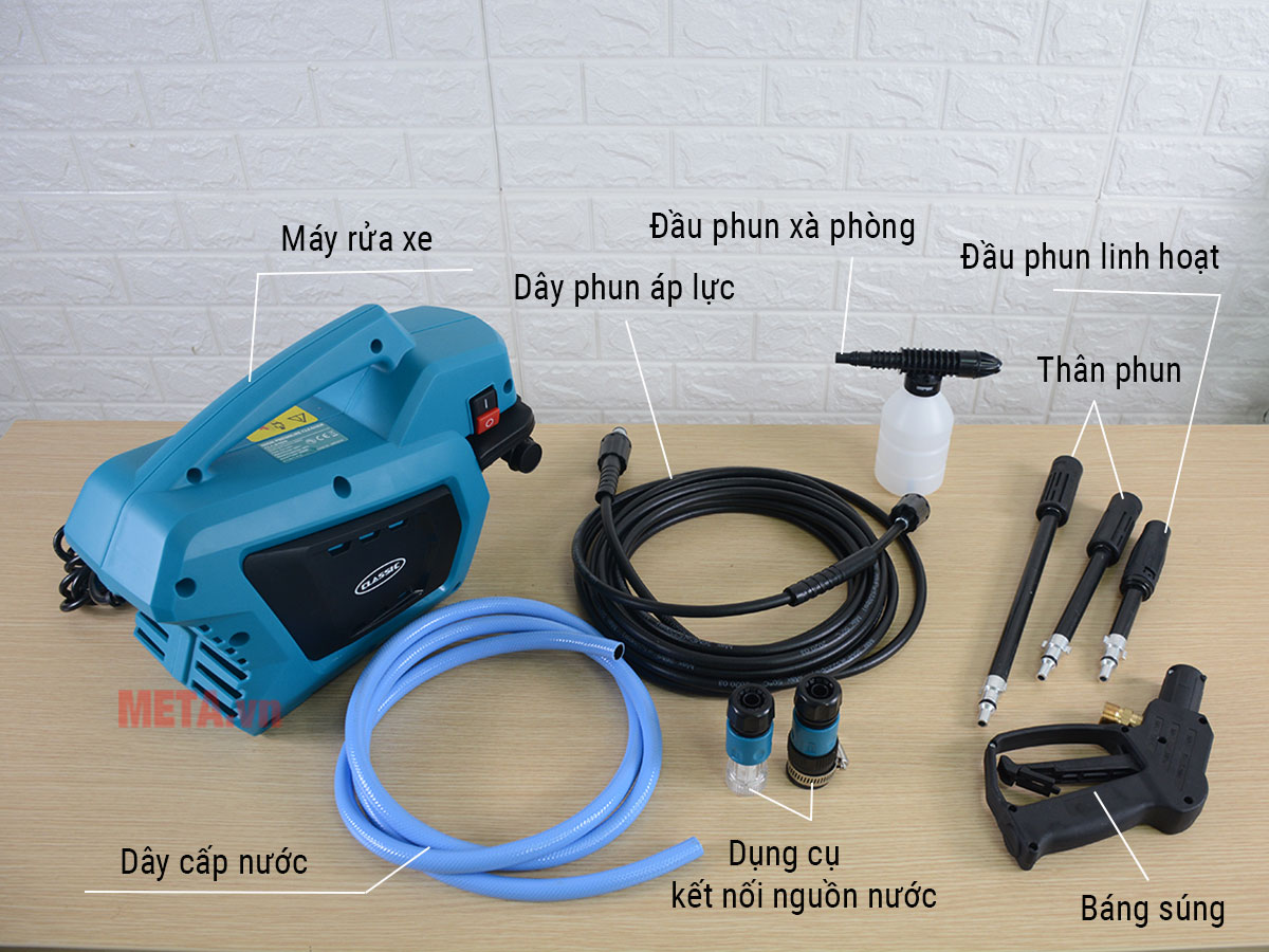 Phụ kiện của máy rửa xe