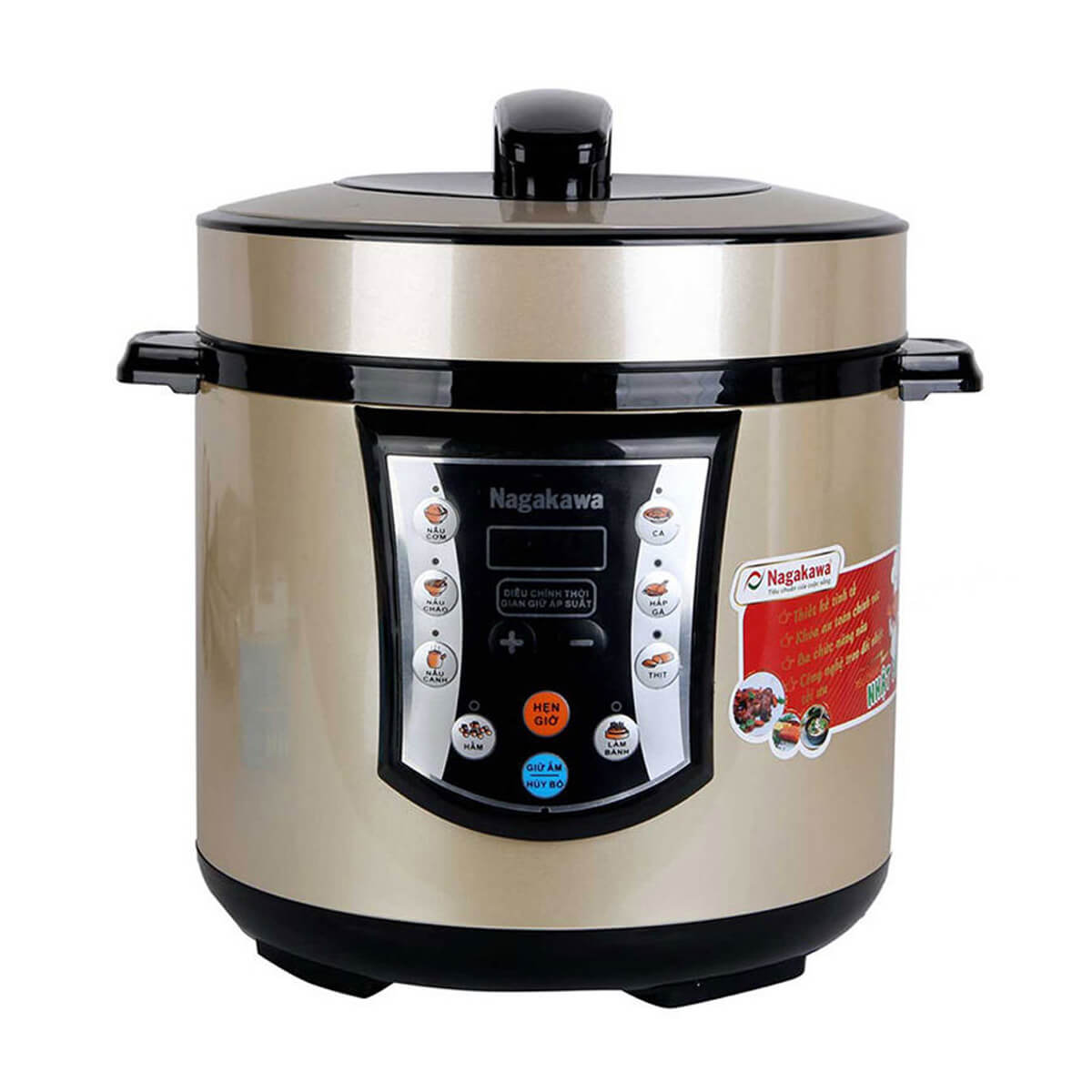 Nồi áp suất đa năng Nagakawa NAG0202 (6L)