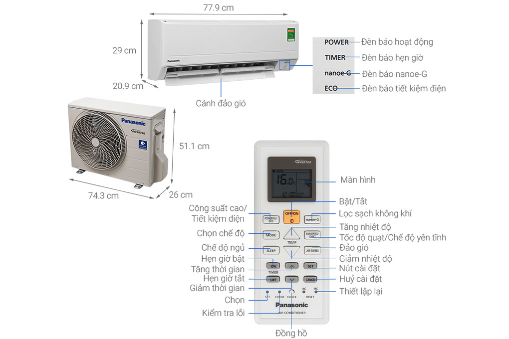 Điều hòa 1 chiều  