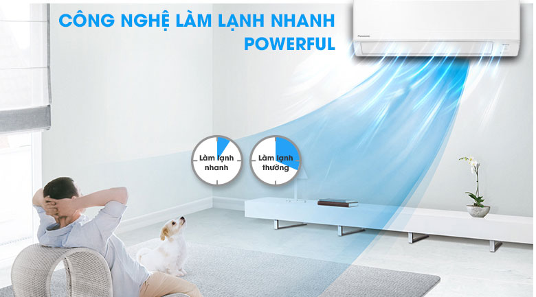 Điều hòa Panasoni tích hợp công nghệ làm lạnh nhanh