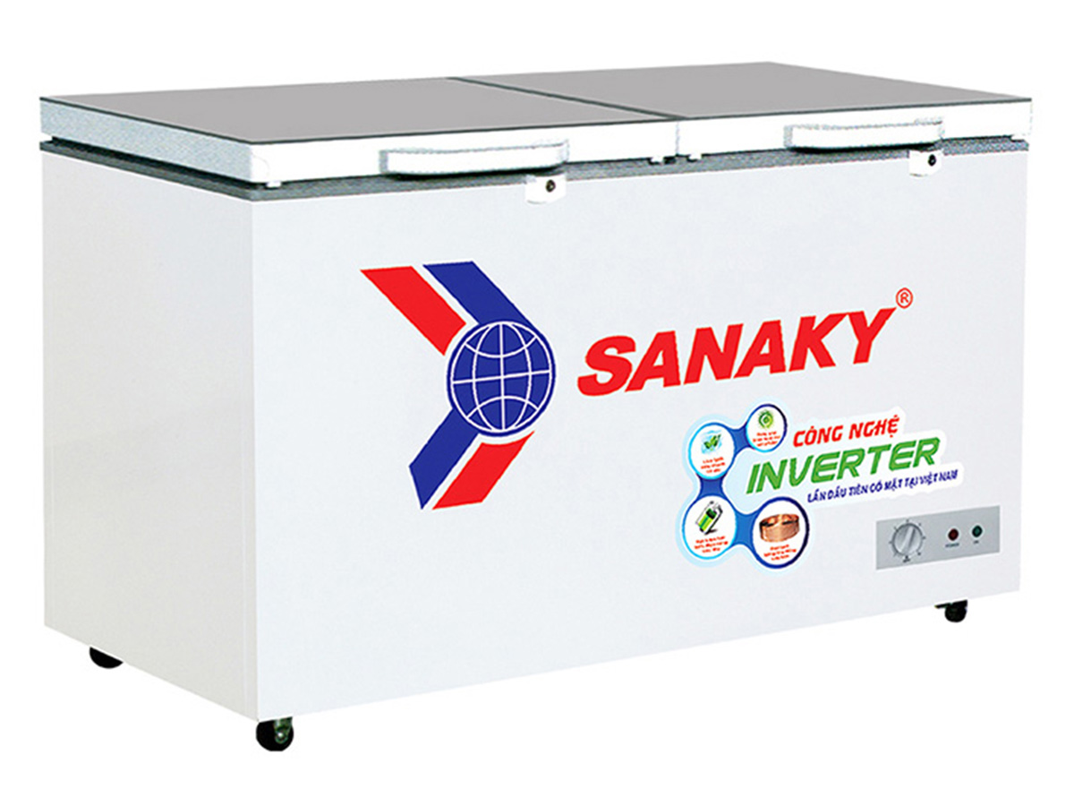 Tủ đông Sanaky Inverter 360 lít VH-3699A4K (nắp kính xám)