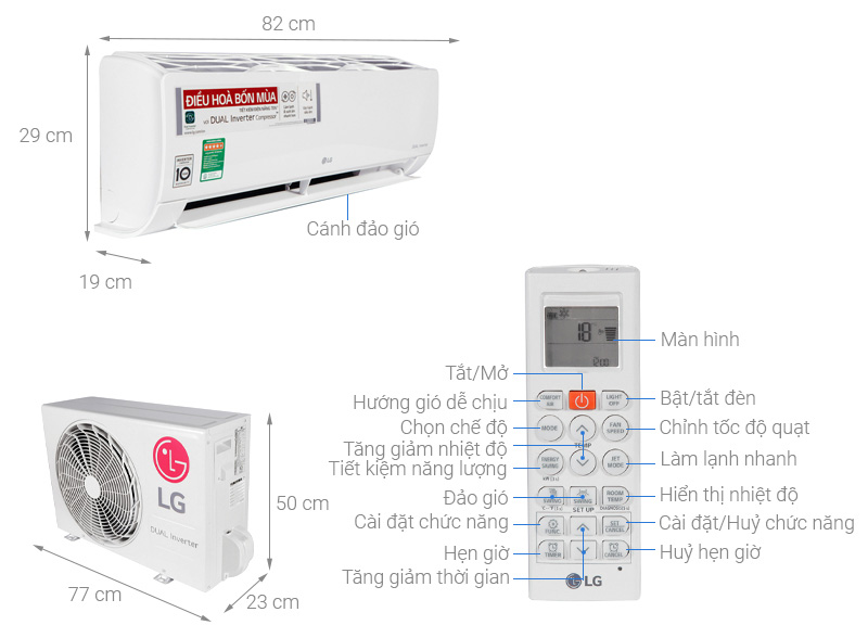 Điều hòa LG B13END/END1