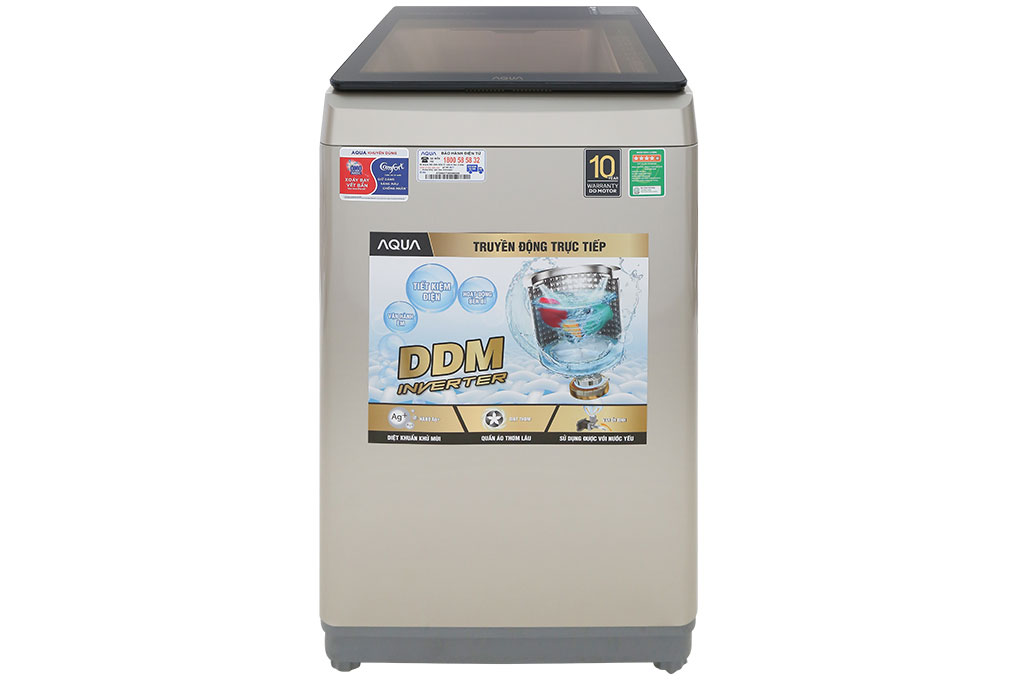 Máy giặt lồng đứng Aqua Inverter 9kg AQW-D90CT(N)