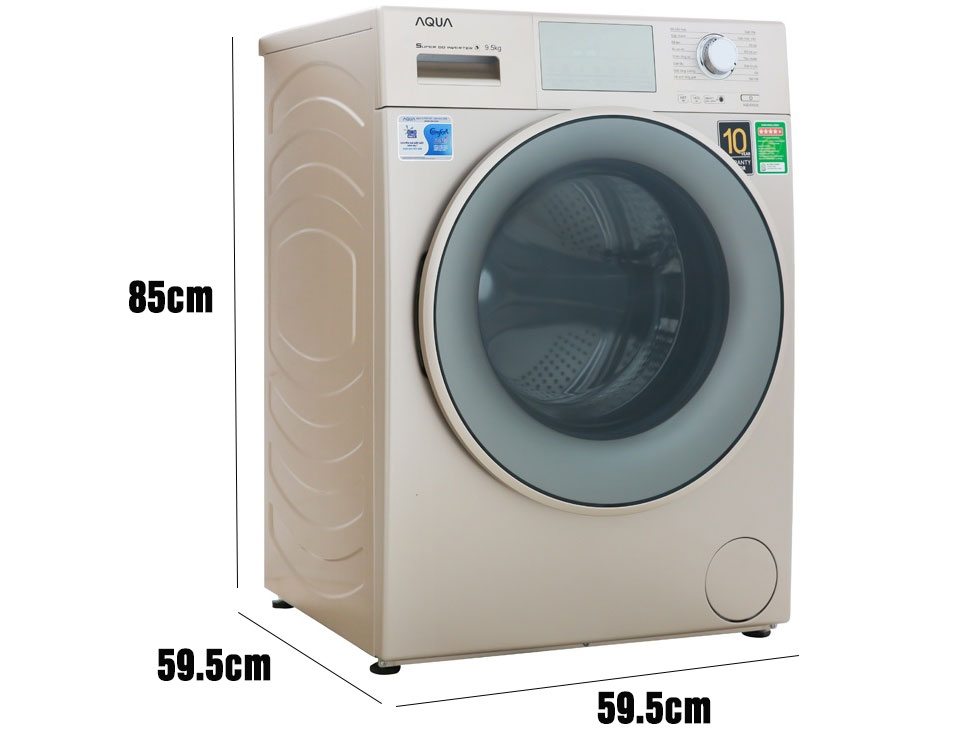 Kích thước máy giặt cửa trước