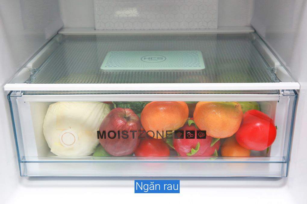 tủ lạnh AQUA AQR-IG378EB được trang bị ngăn rau củ quả chuyên dụng