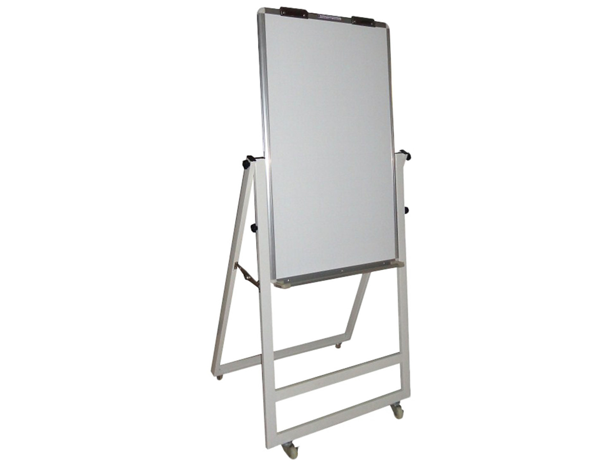 Bảng Flipchart từ tính, chân sắt sơn tĩnh điện Bavico Bfs01 (0,6m x 1,0m) - Trắng