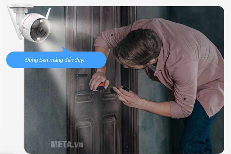 Camera Wifi ngoài trời phiên bản màu ban đêm Ezviz C3W Full color (CS-CV310-A0-3C2WFRL)