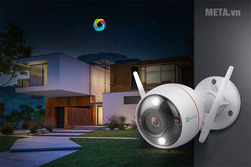 Camera Wifi ngoài trời phiên bản màu ban đêm Ezviz C3W Full color (CS-CV310-A0-3C2WFRL)