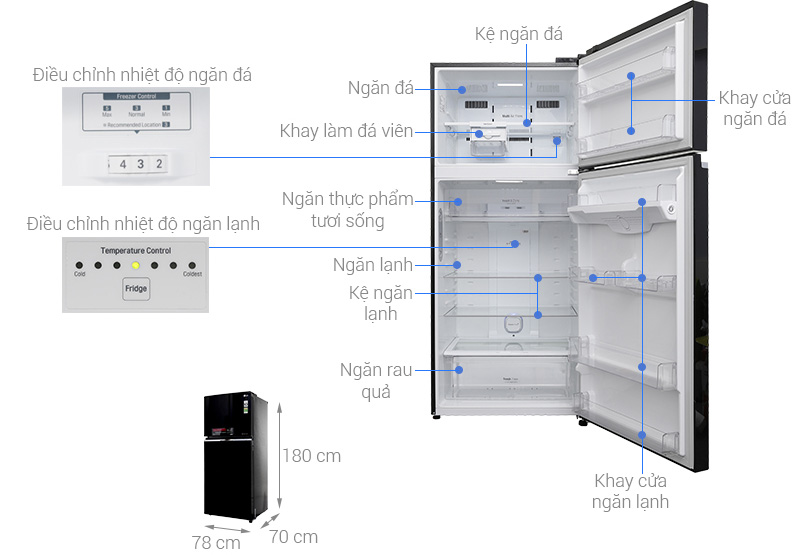 Tủ lạnh LG GN-L702GB