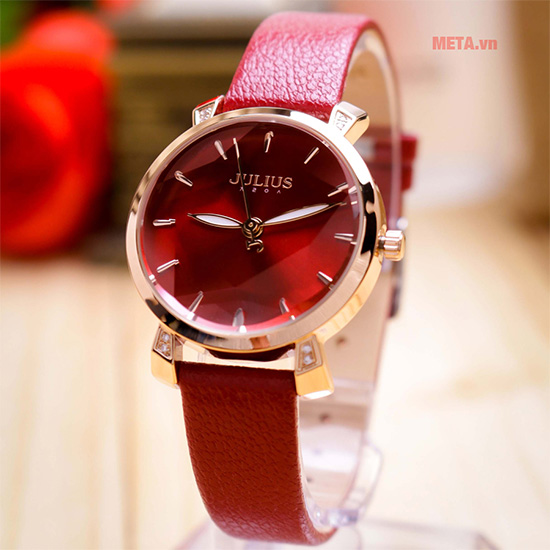 Đồng hồ nữ Hàn Quốc Julius JA-1158 dây da