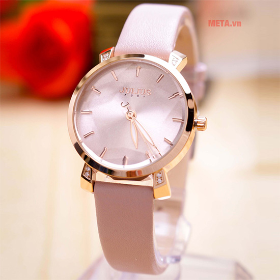 Đồng hồ nữ Hàn Quốc Julius JA-1158 dây da