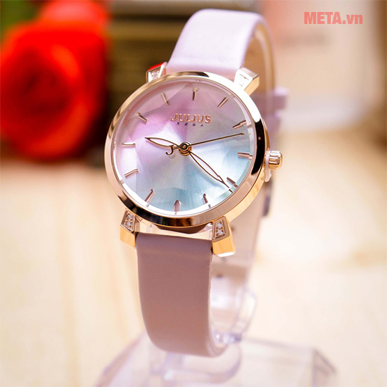 Đồng hồ nữ Hàn Quốc Julius JA-1158 dây da