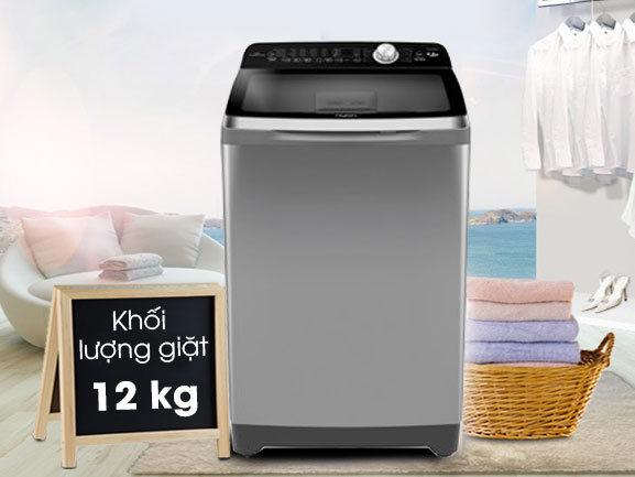 Máy giặt có khối lượng giặt 12kg