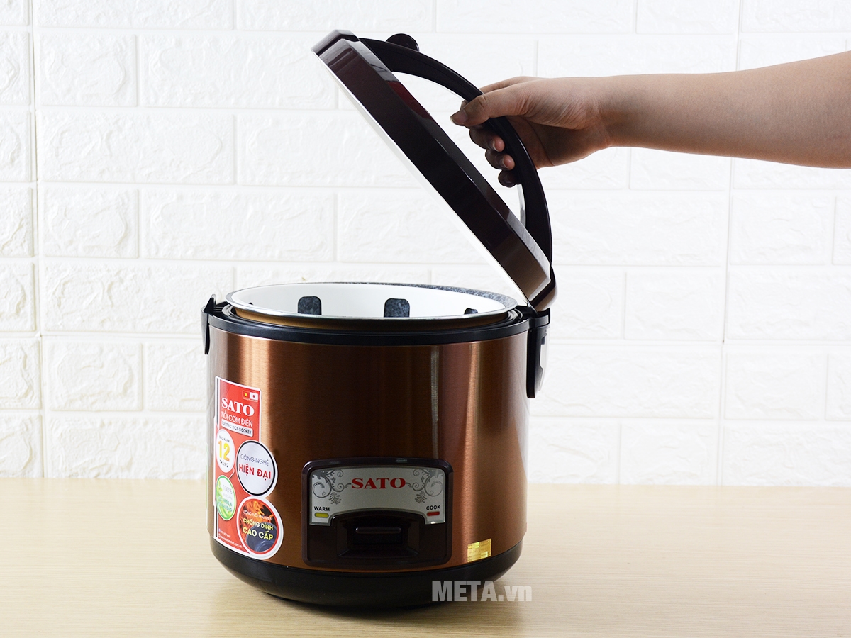 Nồi cơm điện lòng niêu Sato S18-58N 1.8 lít