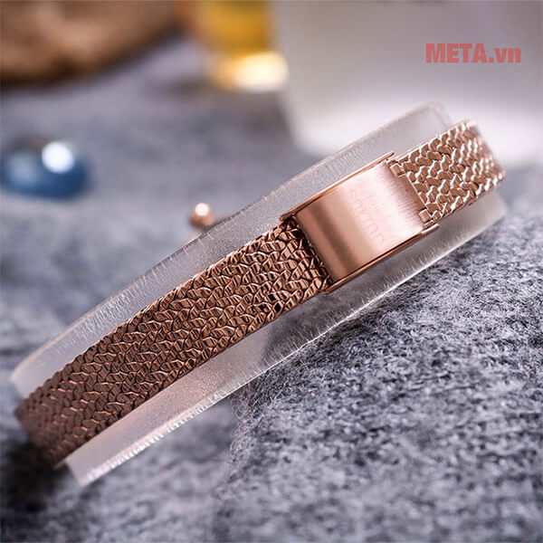 Đồng hồ nữ JS-045 kính Sapphire Julius Star Hàn Quốc (Dây thép)