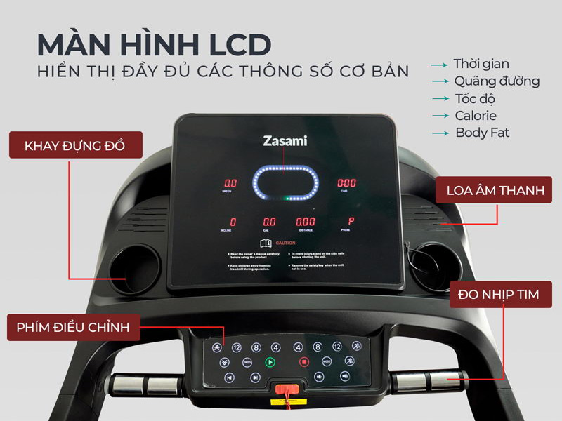 Máy chạy bộ điện Zasami C-202