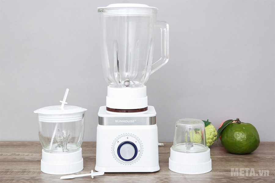 Máy xay sinh tố 3 cối Sunhouse SHD5582W