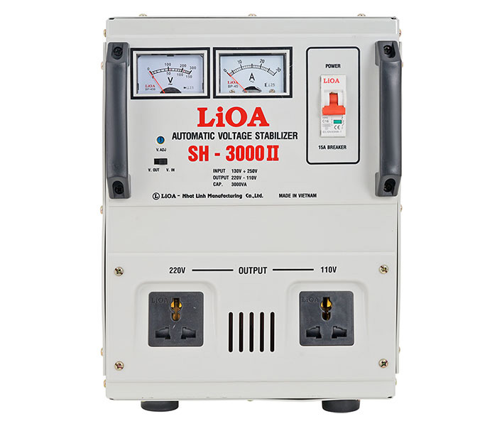 Ổn áp 1 pha Lioa 3KVA SH 3000