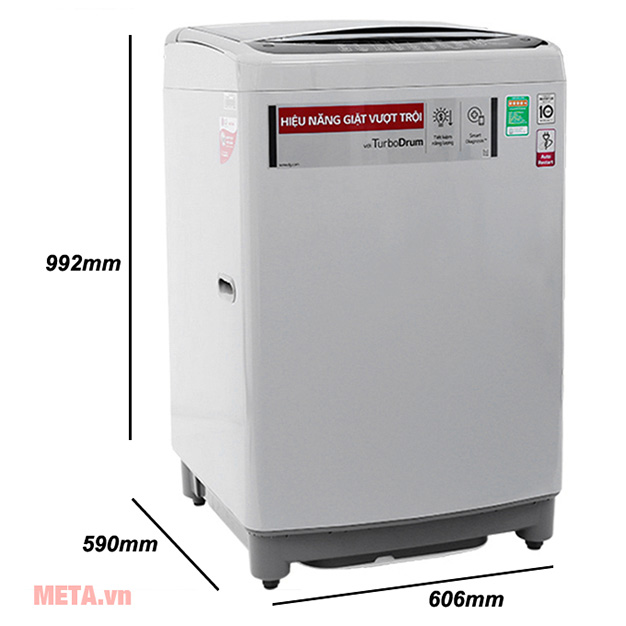 Máy giặt lồng đứng LG Inverter T2351VSAM -  11.5 kg