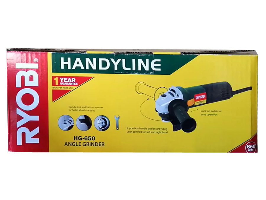 Máy mài góc 115mm 650W Ryobi HG-650