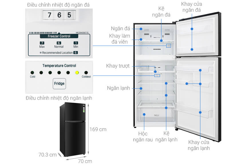 Tủ lạnh LG GN-B422WB