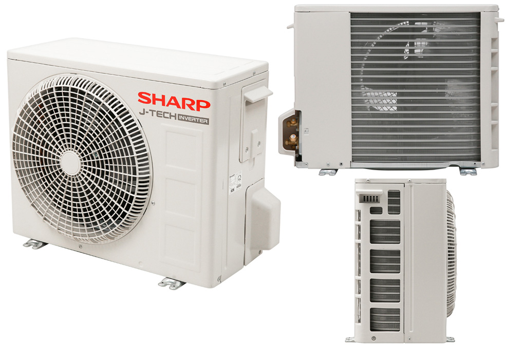 Điều hòa 1 chiều Sharp AH-X18XEW có dàn nóng bền bỉ