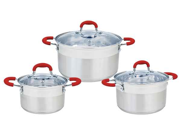 Bộ nồi quánh inox SmartCook SM3335 (16cm, 20cm, 24cm)