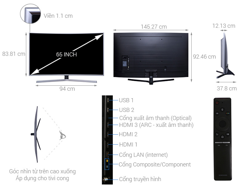 Smart Tivi Samsung UA65NU7500